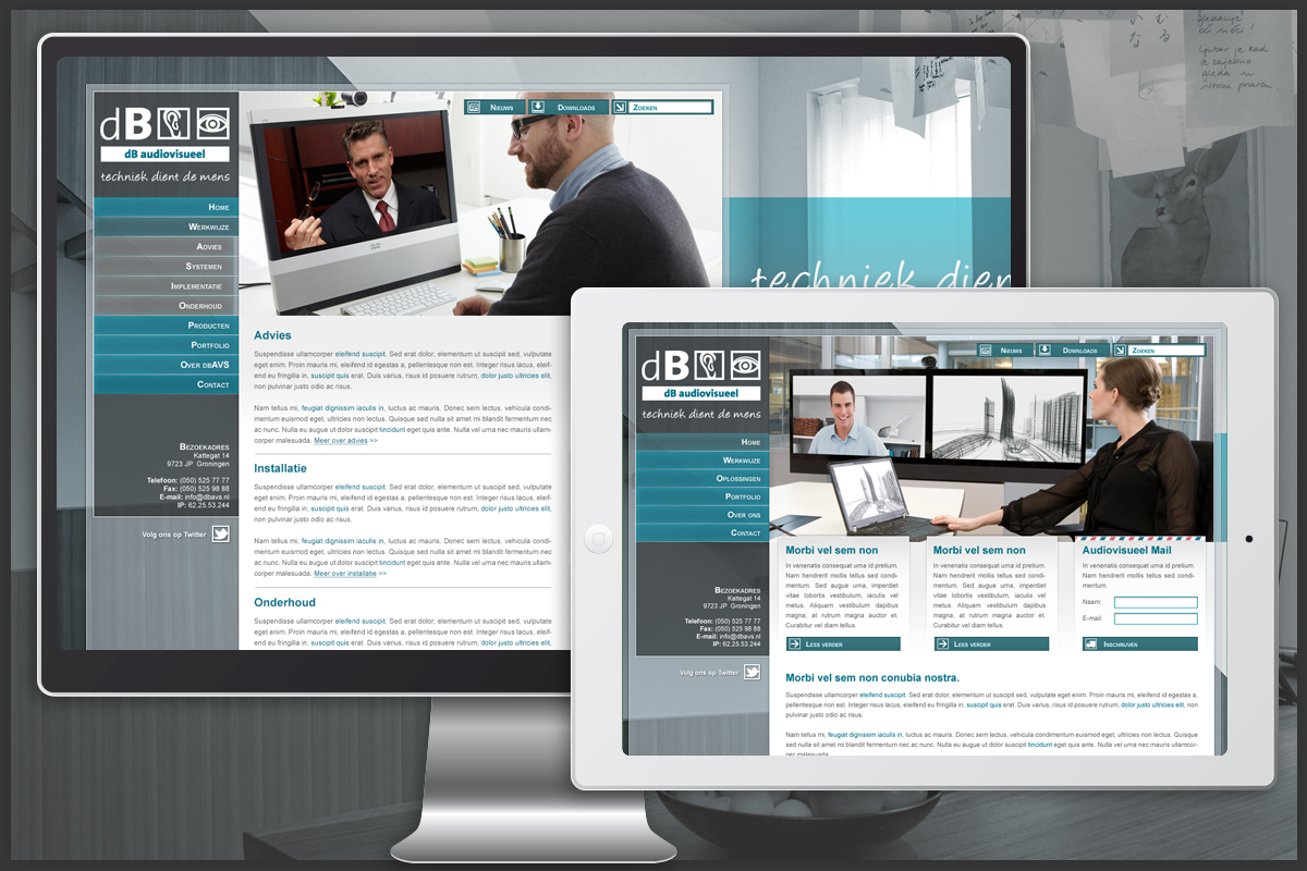 WordPress website concept WordPress website concept