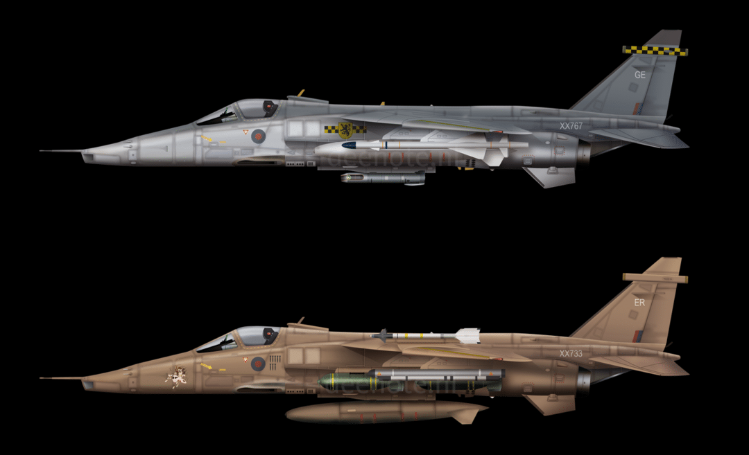 Sepecat Jaguar GR1 & GR3